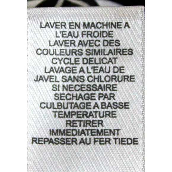 NWT Villager Liz Claiborne Black & White Striped Chevron Maxi Long Skirt Size 18 - Picture 14 of 15